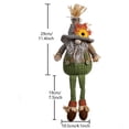 thumbnail image 3 of Guanhe Fall Decorations for Home Thanksgiving Straw Hats Doll, Long Leg Handmade Figurines Gift Harvest Indoor Front Porch Tabletop Decor Christmas Gifts, 3 of 6
