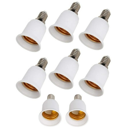 

DEELLEEO E12 to E27 Conversion Lamp Head e12-e27 Led Lamp Head Lamp Holder Conversion Lamp Head Adaptor Extension Lamp Head