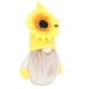 thumbnail image 5 of Gnomos de peluche amarillos con forma de girasol, relleno decorativo de tela que representa la primavera de la suerte, muñeco sin rostro para adorno del hogar amarillo., 5 of 14