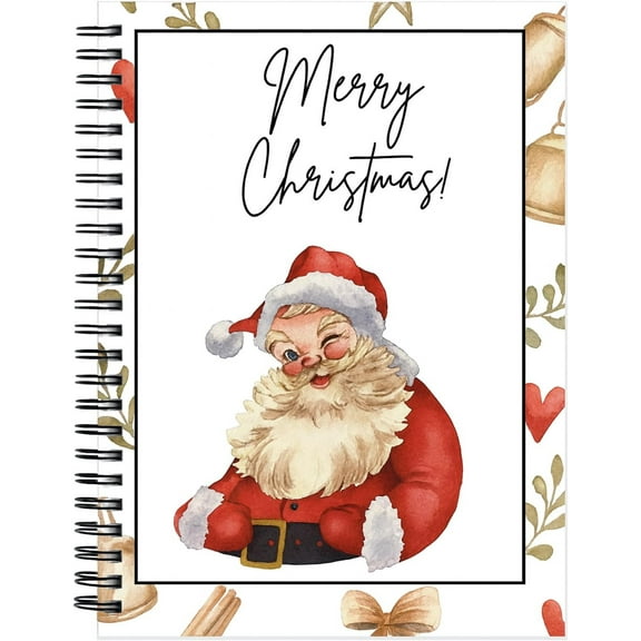 LITUSI Christmas Gift Card Book - Surprises On Every Page, DIY Spiral-Bound Merry Christmas Gift Card Book Holder, Gift for Family Classmates Friends Colleagues