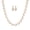 Necklace + Earrings, variant on SmartBy Elegant Faux Pearl Rhinestone Necklace Earrings Bracelet Bridal Jewelry Gift