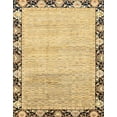 thumbnail image 1 of Ahgly Company Indoor Rectangle Abstract Chrome Gold Yellow Abstract Area Rugs, 2' x 4', 1 of 6