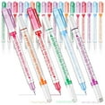 thumbnail image 4 of 24 Pcs Curve Highlighter Pens Dual Tip Curve Pens Highlighters Fluorescent Pens Planner Pens Office School Supplies, 4 of 8