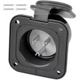 thumbnail image 1 of HLONK 15 Amp Flanged Inlet 125V - Shore Power Inlet Plug NEMA 5-15 RV Power Inlet with Waterproof Cover for RV Marine Boat  2 Pole 3-Wire, 1 of 11