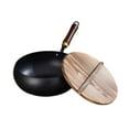 thumbnail image 3 of GROWTH TANK Nonstick Wok 9.45inch Induction Cooker Cookware Chinese Wok for Camping Home, 3 of 9