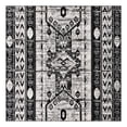 thumbnail image 3 of Unique Loom Portland Collection Area Rug - Depoe (8' Square Black and White/Black), 3 of 9