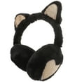 thumbnail image 1 of Shisuyan Cache-Oreilles Temps Froid Noir Peluche 1Pcs Coupe-Vent, 1 of 8