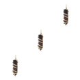 thumbnail image 4 of QualitChoice Wire Wrapped Charm Women Men Jewelry Making Anniversary Hanging Pendant Exquisite Crystal Keychains Accessories Brown 3Set, 4 of 6