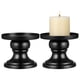 thumbnail image 1 of 2 PCS Candelador negro Candelador de velas Metal Candelas Pilares de metal Pilares de metal, 1 of 6
