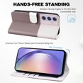 thumbnail image 2 of Cute Cartoon Wallet Phone Case for Samsung Galaxy A54 5G with Card Holder Soft PU Leather Kickstand Cover for Men and Women Magnetic Shockproof Protective with Lanyard, Gray, 2 of 9