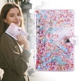 thumbnail image 1 of Colorful A6 Zippered Notebook Binder Bag – Souew Transparent Savings Record Folder for Cash Envelopes, Budget Organizer with Zipper Closure, Portable, 1 of 9