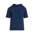 thumbnail image 5 of Athletic Works Men's and Big Men's Performance Coach Style Short Sleeve Hoodie Sweatshirt, Sizes XS-5XL, 5 of 5