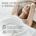 thumbnail image 5 of YourFacePillow Beauty Pillow - Anti Wrinkle & Anti Aging Back Sleeping Pillow - Wrinkle Prevention Pillow to Sleep on Back - Memory Foam Beauty Sleep Pillow to Keep Head Straight (Large), 5 of 7