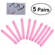 thumbnail image 4 of RENACLIPY 5Pares De De Silicona Rosa Para Gafas Soporte Seguro Antideslizante Para Actividades, 4 of 7