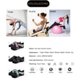 thumbnail image 4 of JIANFANG Yoga Socks Toeless Non-Slip Grips & Straps, for Pilates, Barre, Ballet, Bikram, Workout for Women, 4 of 6