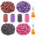 thumbnail image 1 of Rolybag Bandas de Lijado para Taladro de Uñas Bandas de Lijado de Uñas Broca de Lijado Profesional Uñas 240 Piezas 4 Colores Grano Fino Grueso Efile Sand Set 80#120#180#240# 2 Piezas Brocas de Uñas, 1 of 5