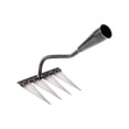 thumbnail image 3 of DOLITY Garden Rake Carbon Steel Agricultural Cultivator Rake Lawn/Leaf Rake Sharp Tines with 4 Tines, 3 of 9