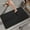 Black #2, variant on Soft Velvet Bath Mat | Absorbent Non-Slip Foam | Machine Washable Quick Dry | 40x60cm Bathroom Rug | Gray Beige White Color Options