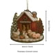 thumbnail image 2 of Adorno de madera en 2D con forma de pollo, adorno de granja de pollos, adorno de pollo para granjeros y adorno de gallinero., 2 of 6