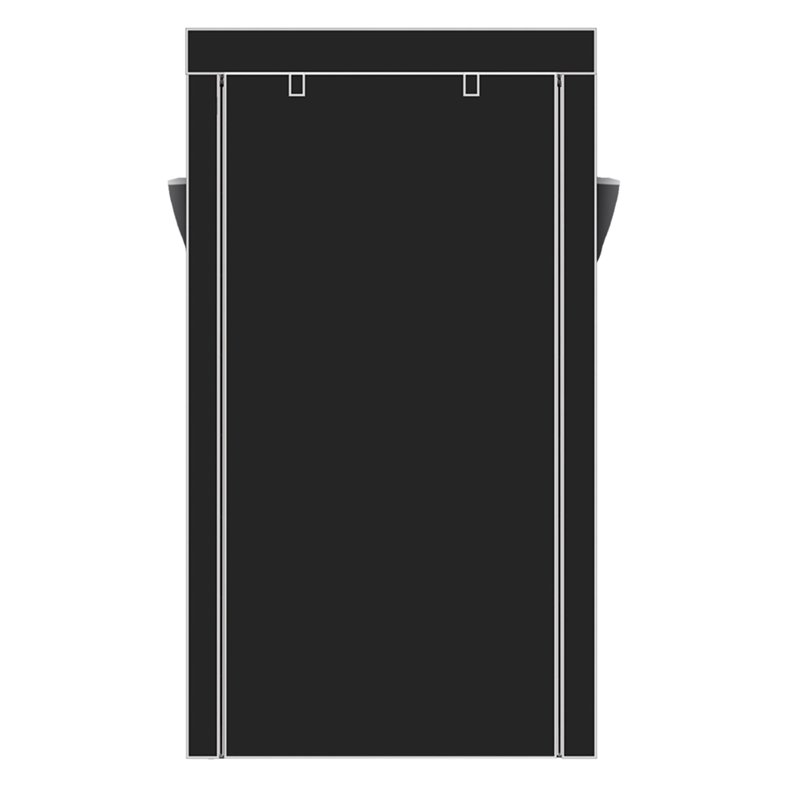 10 Tiers Shoe Rack with Dustproof Cover Closet Shoe Storage Cabinet Organizer, Black