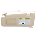 thumbnail image 3 of CCIYU Beige Windshield Sun Visor Mirror Left Driver Side Replacement fit for Toyota Highlander 2008-2013 Automobile Sun Visor Assembly, 3 of 7