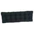 thumbnail image 2 of 60-inch by 19-inch Tufted Solid Twill Bench Cushion Black-Color, 2 of 2