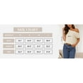 thumbnail image 7 of PUWEI Women's Off Shoulder Sweater Ribbed Knit Top Short Sleeve Pullover Blouse, 7 of 7