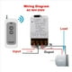 thumbnail image 2 of 3Conjunto Interruptor Remoto Inalámbrico de 433MHZ AC 110V/120V/220V/ 30A 1CH Relé Interruptores de Luz de Control Remoto para de Seguridad de Bomba, 2 of 5