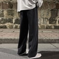 thumbnail image 5 of Nestiefly Relaxed Fit Baggy Jeans for Men Drawstring Elastic Waist Wide Leg Denim Pants Relaxed Fit Vintage Jeans Gray 4XL, 5 of 8