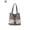Gray, variant on Luxtrada Printing Canvas Shoulder Bag Retro Casual Handbags Messenger Bags For Travel Messenger Women (Black)