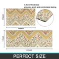 thumbnail image 7 of Pioneer Flower Floral Print Pattern Kitchen Rugs Sets Of 2,Anti Fatigue Kitchen Mat Rugs Non Slip Washable,Decorative Kitchen Floor Mats for Kitchen,Sink,Laundry,17"x30"+17"x47", 7 of 7