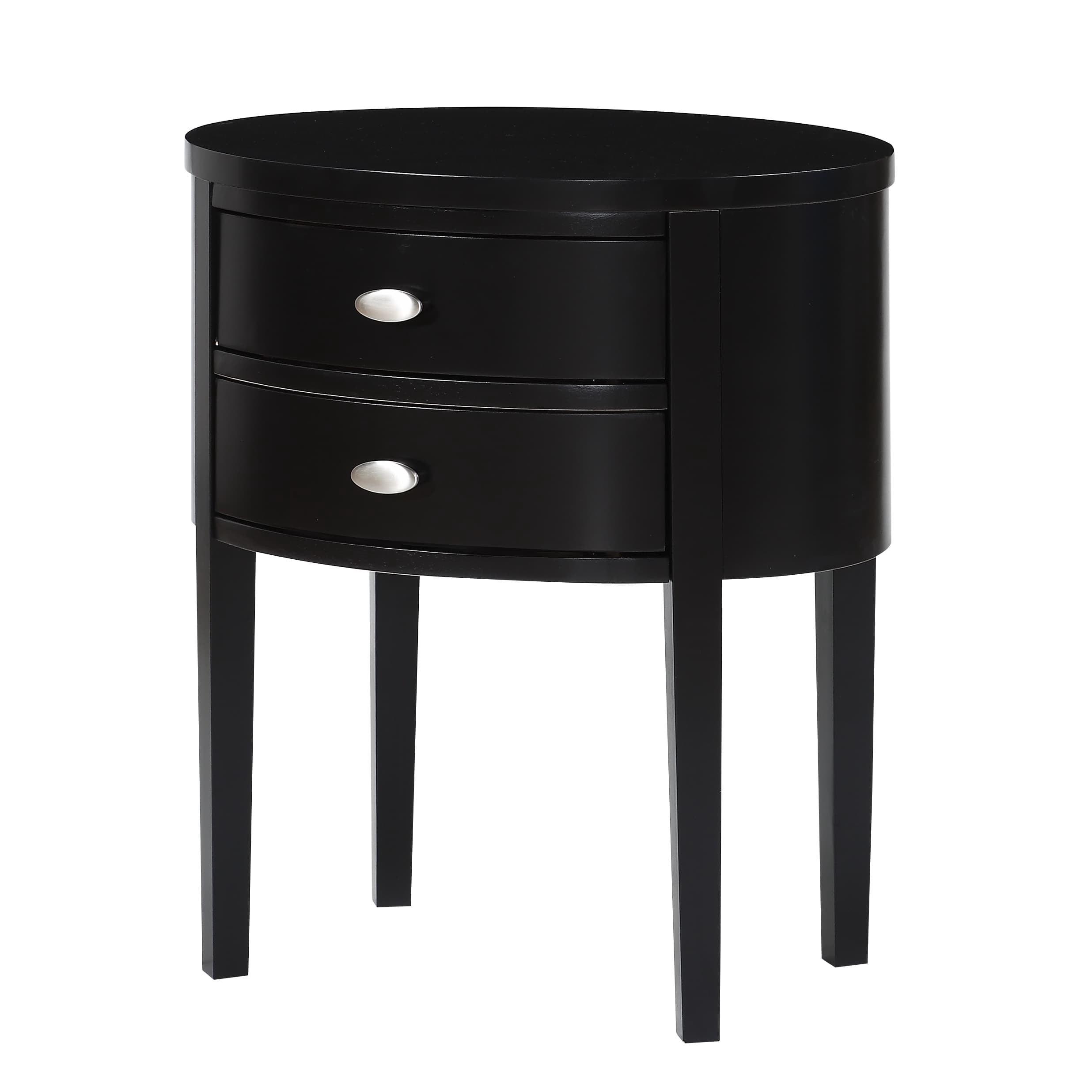 Greyson Living Valerie 2 Drawer Oval Nightstand By Walmart Com Walmart Com