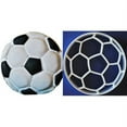 thumbnail image 2 of 3D Soccer Ball Cookie Cutter 4 in – Injection Molded Plastic – Made in the USA – Foose Cookie Cutters – Cookie Mold, 2 of 3
