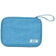 thumbnail image 2 of LAVA Electronic Organizer Waterproof Travel Cord Organizer Bag for Cable Manager, Hard Drives, Charger, USB, SD Card (Blue), 2 of 8