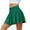 Green, variant on Women's High Waist Yoga Skort with Pockets - Solid Color Athletic Skirt for Running, Tennis & Workout - Stretchy Sports Skirts for Women