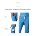 thumbnail image 3 of Members Only Valencia Jogger Scrub Pants for Women - Ceil Blue - S, 3 of 7