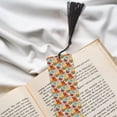 thumbnail image 6 of Kdxio Fall Maple Leaves Print Metal Tassel Bookmarks,Perfect Gift for Art Lovers and Bookworms Metal Bookmarks for Women, 6 of 8