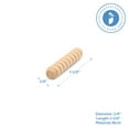 thumbnail image 2 of Wooden Dowel Pins 1/4 inch x 1-1/2 inch, Pack of 250 Spiral Dowel Joints for Woodworking, Furniture and Crafts, by Woodpeckers, 2 of 5