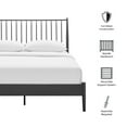 thumbnail image 2 of Modway Adair Spindle Metal Queen Platform Bed in Charcoal, 2 of 10