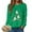 Green, variant on UngA Women Christmas Sweatshirt Merry Christmas Long Sleeve Xmas Holiday Christmas Lights Pullover Shirts Sweatshirts for Women (Green,L)
