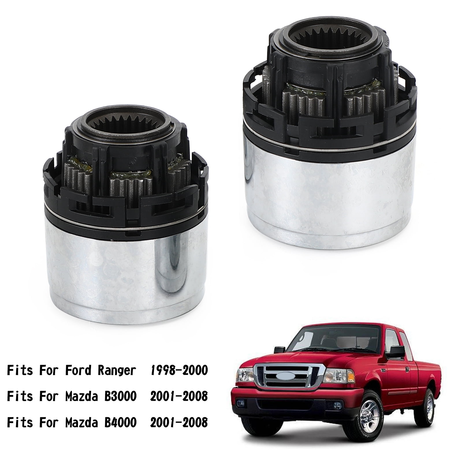 Manual Locking Hubs 1500170 For Ford Ranger 19982000 For Mazda Pickup