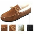 thumbnail image 3 of CHICVOMEY Women's Moccasin Slippers with Faux Fur Lining Warm Non-Slip Indoor Outdoor House Shoes for Winter Comfort Slippers, 3 of 7
