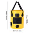 thumbnail image 3 of TIMIFIS PVC Seau Pliant en Multifonctionnel Seau Pliant d'Extérieur Seau Portable avec Bec Verseur Seau d'Eau Camping Grande Capacité Seau Rond de Transport Seau de Pêche Camping et Randonnée, 3 of 7