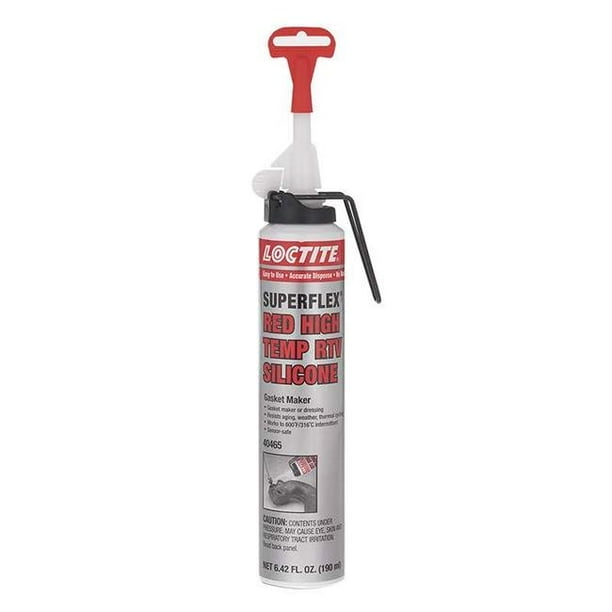 190 ml High Temp RTV Silicone Adhesive Sealant, Red