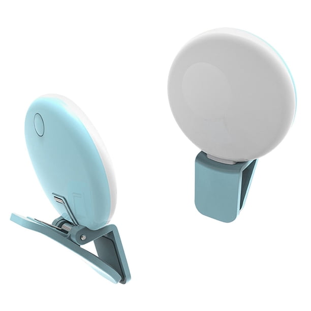 Oferta por tiempo limitado!Fshion LED portátil USB teléfono móvil Selfie Flash iluminación