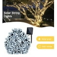 thumbnail image 2 of Perfect Holiday 200 LED Solar String Lights,Waterproof for Outdoor Home decor, Christmas, Parties, Garden - White, 2 of 6