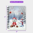 thumbnail image 5 of Hello Winter Bichon Frise Football Snowman Welcome Snowy Morning Spiral Bound Journal Bichons Dog Lovers Gifts Idea 5x7in Spiral Notebook - 01012, 5 of 5
