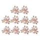 thumbnail image 5 of 20 Piezas Brillante Diamante Rhinestone Faux Perla Adornos De Espalda Plana Para DIY Accesorios Para El Cabello Broche De Joyería Gloria Adornos de cristal, 5 of 9