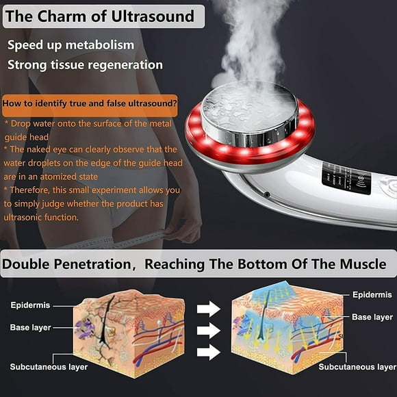 Cavitation Machine, Ultrasonic Skin Tightening Machine, Face Massager Cavitation Machine Beauty Device With Vibration