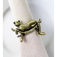 thumbnail image 2 of Fennco Styles Leopard Metal Napkin Rings, Set of 4 – Bronze Animal Napkin Holders for Home Décor, Dining Table, Family Gathering, Themed Party, Banquet and Special Occasion, 2 of 7